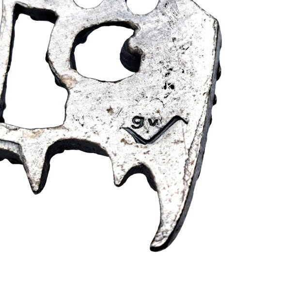 Guy Vidal Brutalist Curved Bib Necklace 18-22" Long - Picture 3 of 5